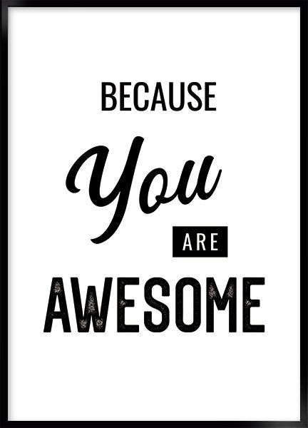 you awesome