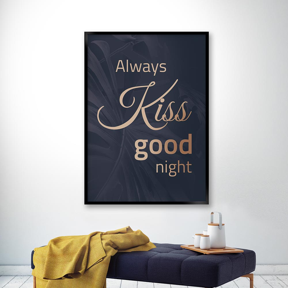 always kiss goodnight