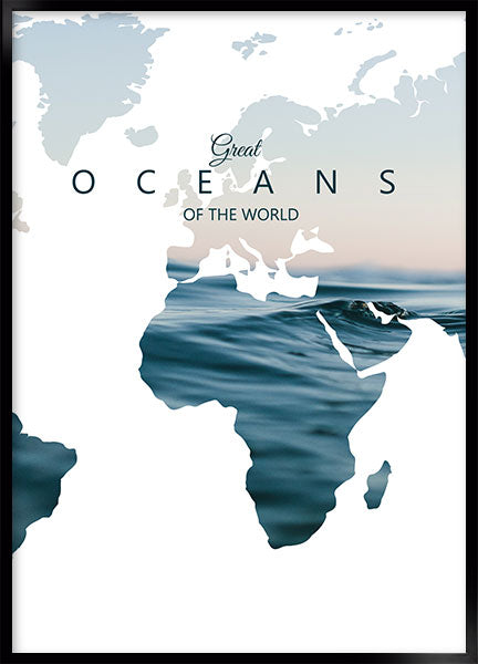 verdenskort oceanblå