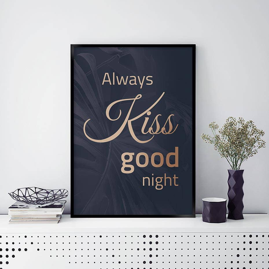 always kiss goodnight