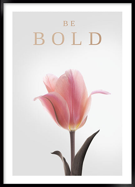 be bold
