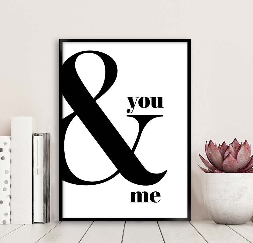you & me